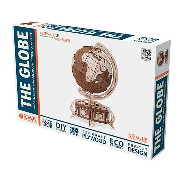 Eco Wood Art - Holz Modellbau The Globe brun Globe brun 393 stk Beige