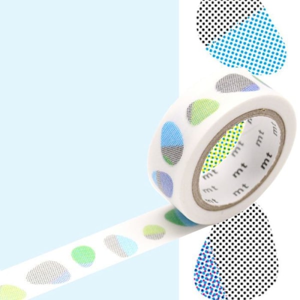 Masking Tape MT sininen pyöreä Blå