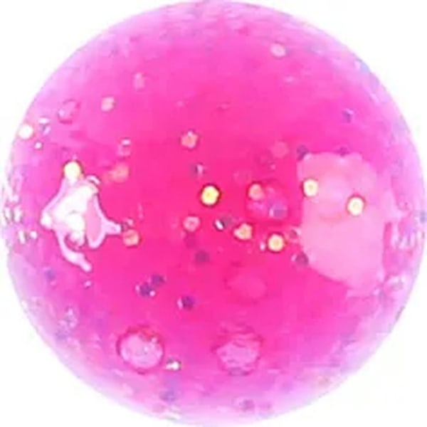 Slow & Art färg - glittrig rosa - 30 ml Rosa