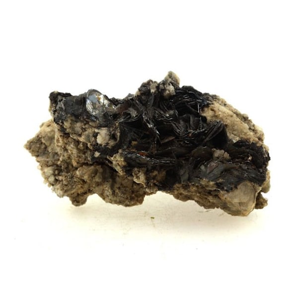 Hematite + Grå Fluorit 191,1 karat Flerfärgad