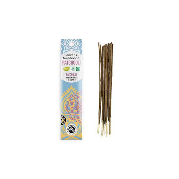Indisk røgelse med Patchouli 40 pinde 45 min