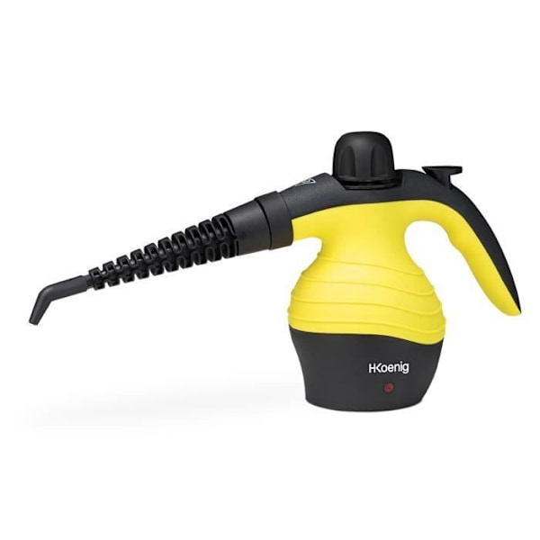HKOENIG käsikäyttöinen höyrypesuri - 4,2 baaria max - Tilavuus 300 ml - Keltainen musta, Keltainen
