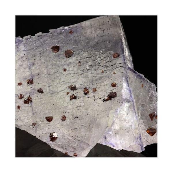 Stenar och mineraler. Fluorit, Sphalerit. 857,5 cent. Elmwood Mine, Tennessee, USA.