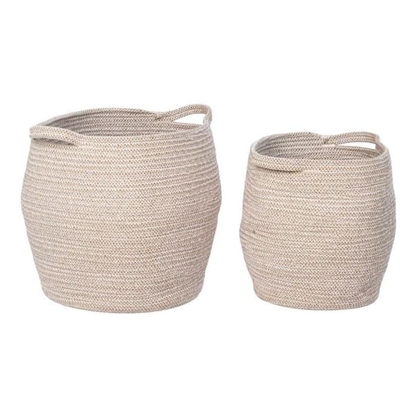 Lamas kurvsæt med 2 beige stykker. beige