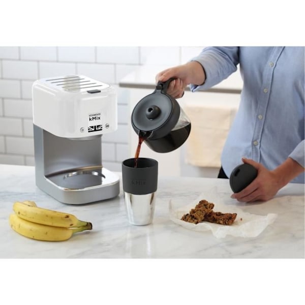 kMix filterkaffemaskine - KENWOOD - COX750WH - 1200 W - Hvid - 8 kopper - Aromavælger