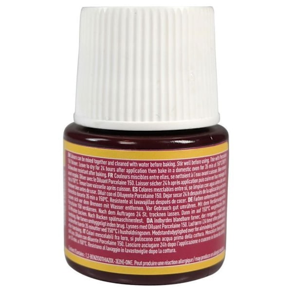 Pébéo porslinsfärg 150 Brilliant Etruscan Red N°12 Lila