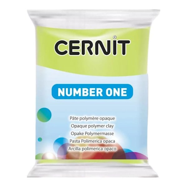 Polymerisavi - Cernit - n°1 - 56 g - Anisikeltainen - Muokattava ja myrkytyksetön Anis