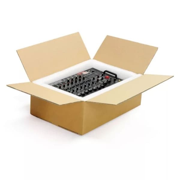 5 st packboxar 16 x 12 x 11 cm - Dubbel korrugerad brun