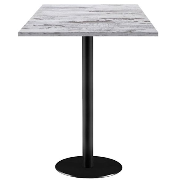 Högt bord 60 x 60 cm - Rom modell isländsk ek Vit
