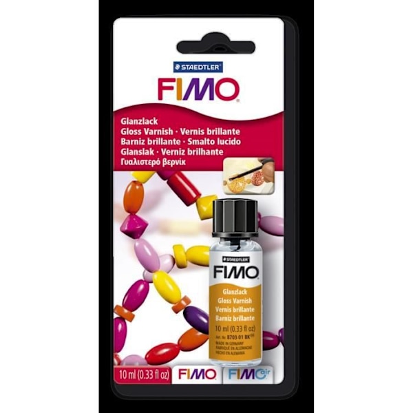 FIMO vesiohenteinen kiiltävä lakka - 10 ml Transparent