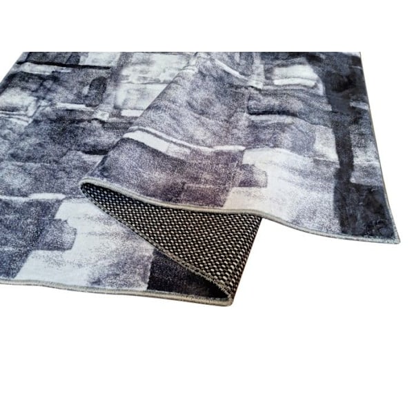 Matta - FRAMSIDA - Grå - 80x150 cm - Tjocklek 9mm - Polyester - Vintage