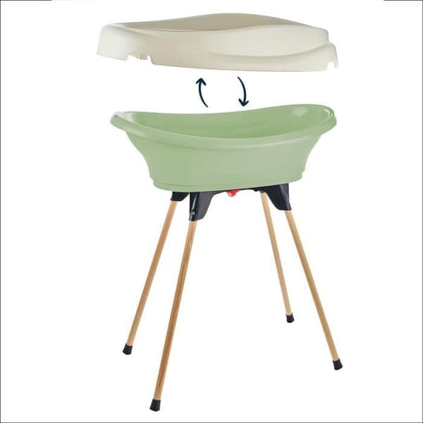Pakkeplan til bleeskift og badekar - THERMOBABY - VASCO - Celadon Grøn - 2 i 1 celadon grön
