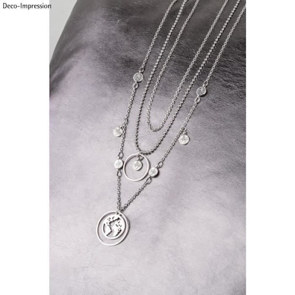 Mini-pendant i metal Mønter, 7,3mm, guld, med 2 øjer, sct.-LS 4 stk. Guld
