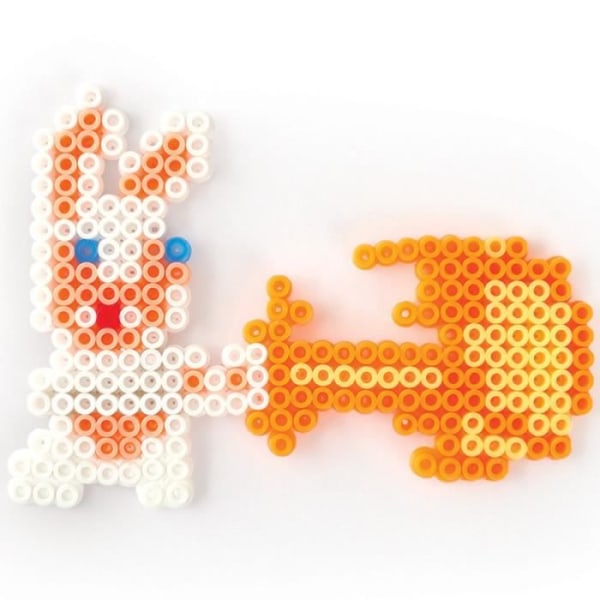 Sæt med 2000 strygeperler - Rabbids - Perlou - Kreativt sæt - Flerfarvet - Hvid - Fra 10 år Flerfärgad