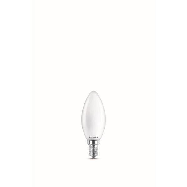 LED-lampa - PHILIPS - Ej dimbar - E14 - 60W - Varmvit