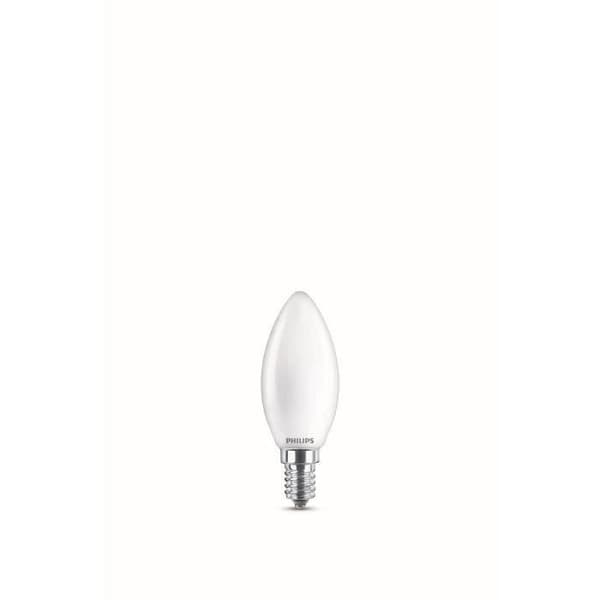 LED pære - PHILIPS - Ikke dæmpbar - E14 - 60W - Varm hvid