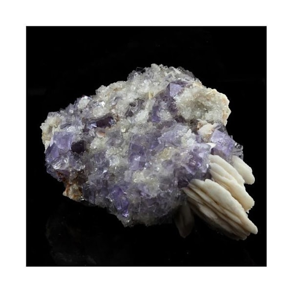 Sten og mineraler. Fluorit + baryt. 725,1 ct. La Cabaña, Berbes, Spanien.