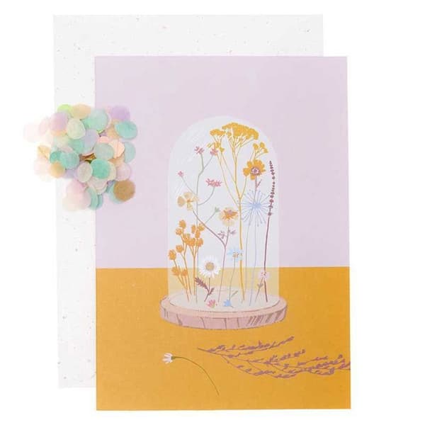 DIY Anpassa ditt blommokort - Blomklocka Orange