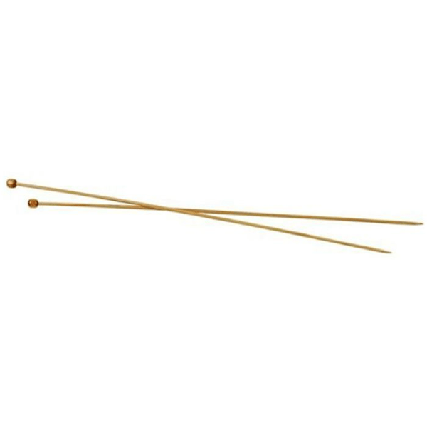 Strikkepinde - CREOTIME - ref 42281 - Bambus - Brun Bambu