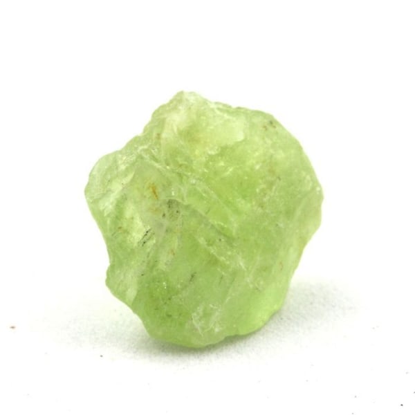 Sten og mineraler. Peridot. 5,85 ct. Skardu-distriktet, Baltistan, Pakistan. Ljusgrön