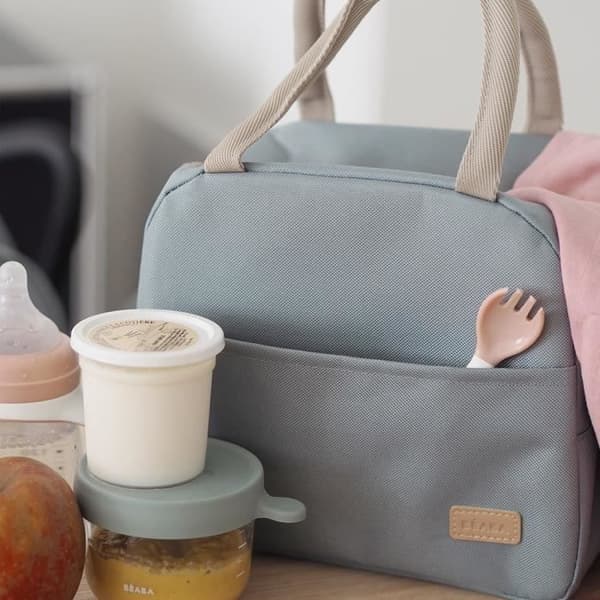 BEABA, Isoleret madpose Sage green salviagrön