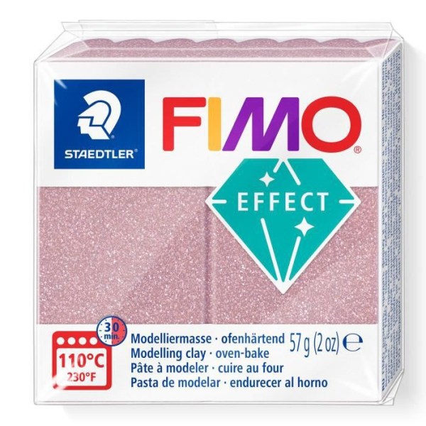 FIMO-effekt “Glitter” Roséguld