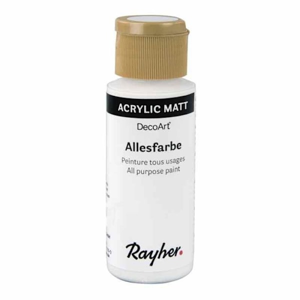 Maling - Deco Art - Snevehvid - 59 ml - Akryl - Alle formål Snövit