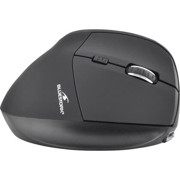 Trådløs ergonomisk mus - BLUESTORK - ERGO - Genopladelig - PC/MAC - Sort