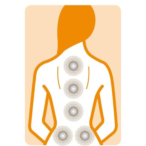 Medisana MCH vibration massagestolebetræk - 4 massagezoner - varmefunktion