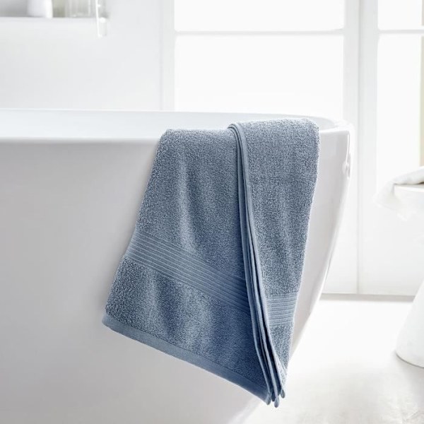 I DAG Badehåndklæde 70x130 cm 100% Bomuld - Denim Blå