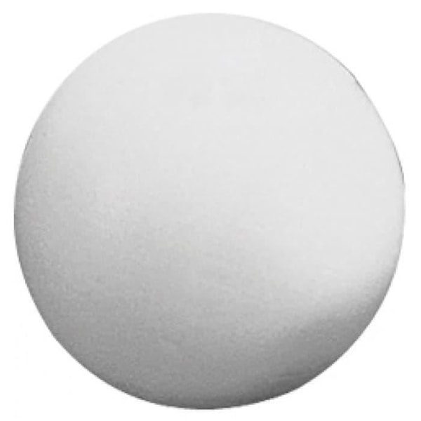 Boll i polystyren Ø 12 cm Fylld Vit