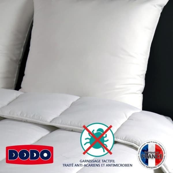 DODO Kudde Percale Antikvalster PALACE - 65 x 65 cm Vit
