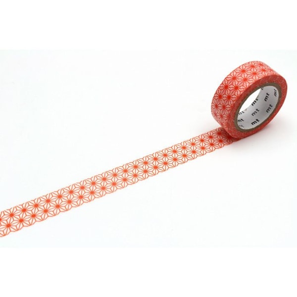 Masking Tape MT stjerne asanoha orange orange