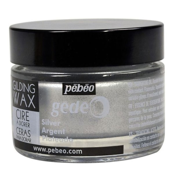 Pebeo Gedeo Kiillotusvaha Hopea 30 ml 4 kappaletta Silver