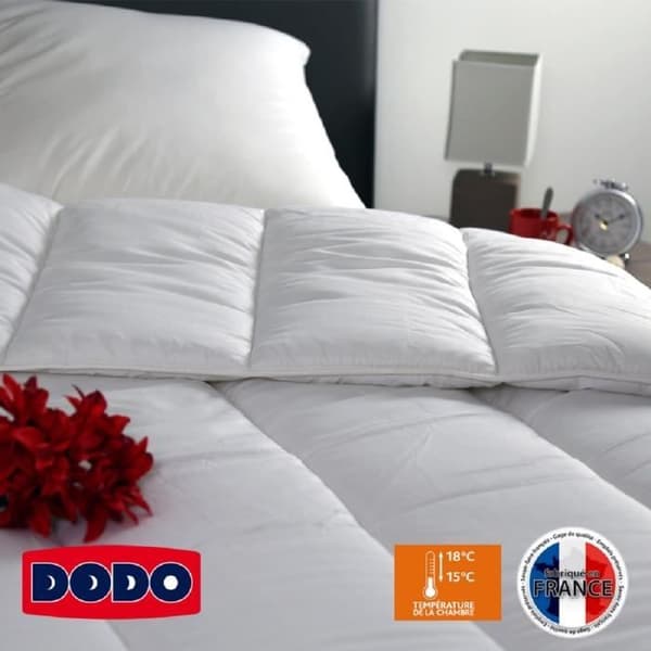 Couette Chaude Vancouver 400gr/m² - DODO - 200 x 200 cm - Vit Vit