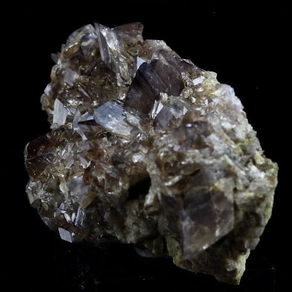 Axinit - ABIJOUX - La Balme d'Auris - 112,0 ct - Ægthedsbevis - Dimensioner 45x25x20 mm