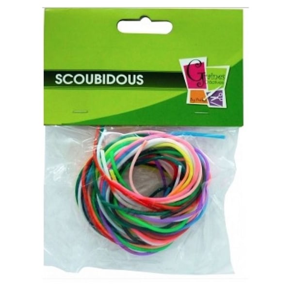 Scoubidou basique 12 trådar Flerfärgad