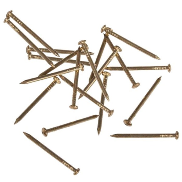 240 guldnaglar Ø 1,1 mm x 1,8 cm gyllene