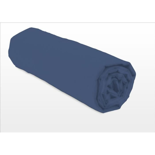 DEJLIGT HJEM Laden - 160 x 200 + 30 cm - 100% bomuld - Blå Blå