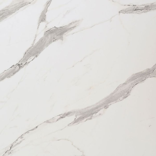 Bord 70 x 70 cm Rom bistro vit marmor Vit