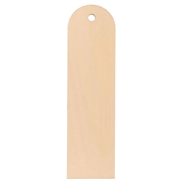 10 puista kirjanmerkkiä pyöristetyllä kärjellä Beige