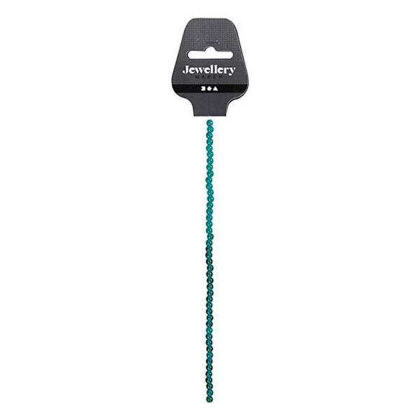 Glaskulor - Blandad - 4 mm - Grön transparent - 45 st - Runda transparent grön
