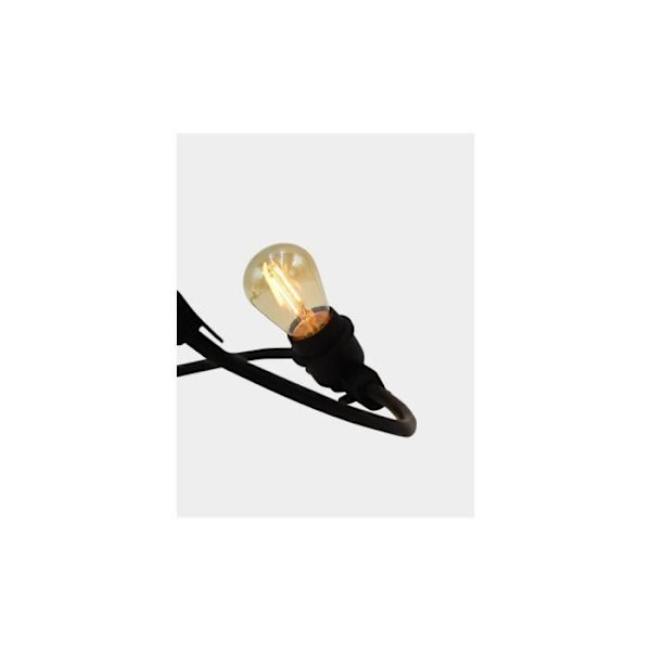 Link Me Light LED-slingor - 10 glödlampor - E27-sockel - varmvit - 5m