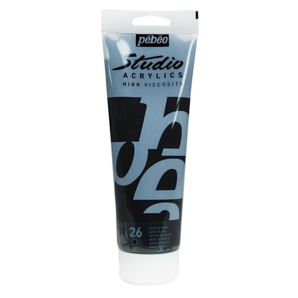 PEBEO Acrylic Studio 250ml Mars Black marsch svart