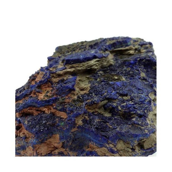 Chessylite (Azurite) 648,6 karat Flerfärgad