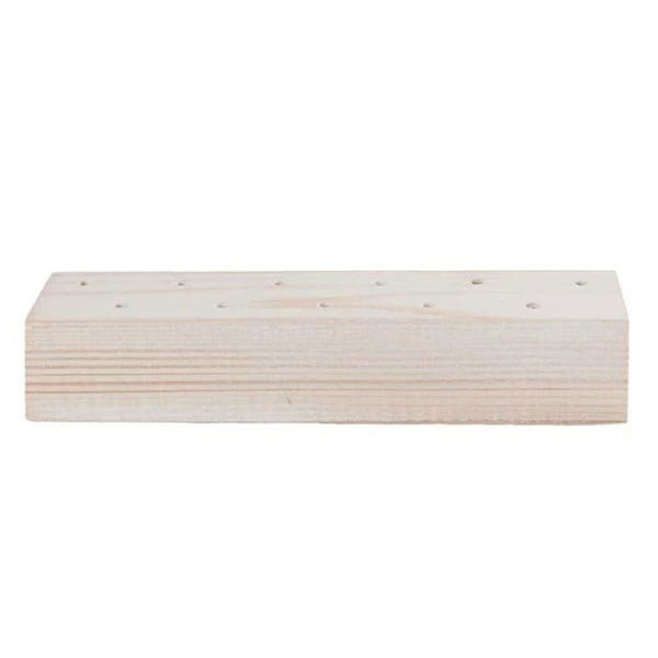 Trästöd för torkade blommor vit - 21 x 4 x 5 cm Vit