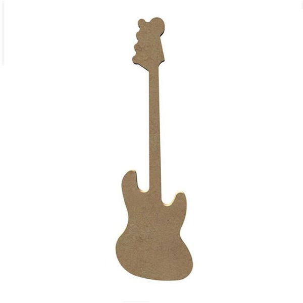 Stöd gitarr i trä - Märke - Modell - MEDIUM-trä - 21 x 6,5 cm - Tjocklek 6mm kastanj