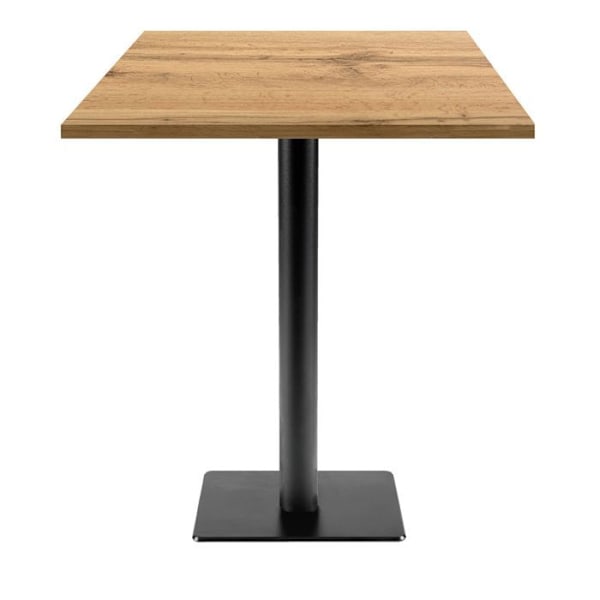 Högt bord 70 x 70 cm - Milano ek pansarmodell kastanj