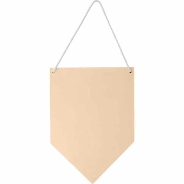 Trävimpel att anpassa - 15 x 21 cm Beige