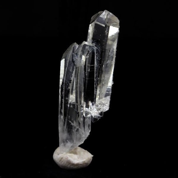 Kvarts - ABIJOUX - 25,01 ct - La Gardette Mine, Bourg d'Oisans, Isère, Frankrig